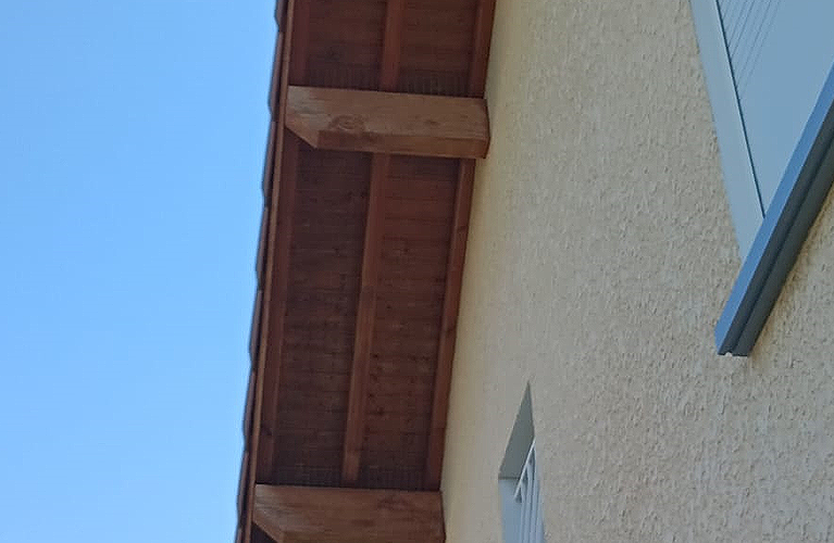 Rénovation planches de rives Haute-Savoie