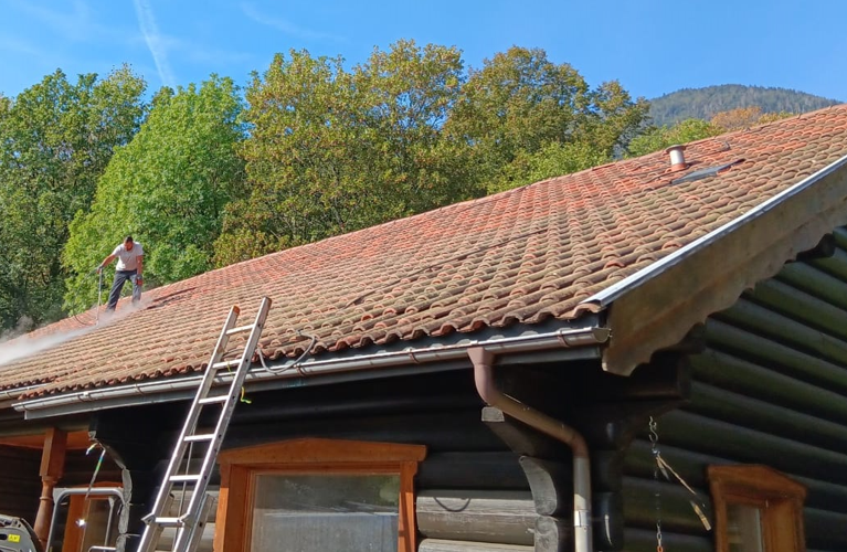 Nettoyage toiture Haute-Savoie
